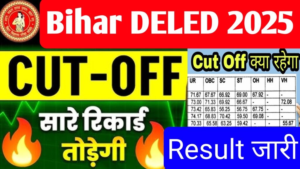 Bihar Deled Entrance Exam 2025 Result Out