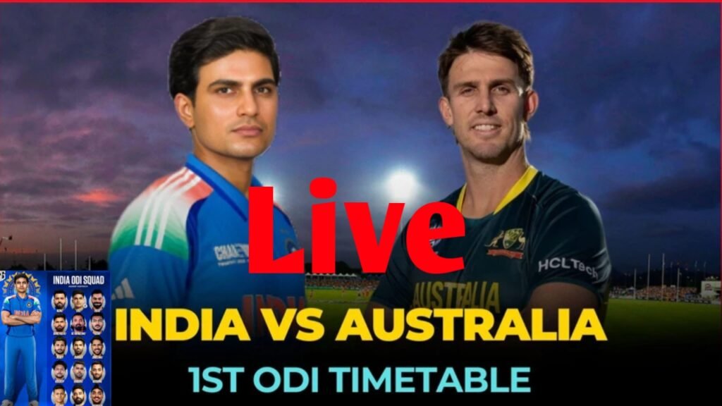 India vs Australia ODI 2025 Live Match