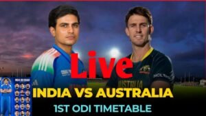 India vs Australia ODI 2025 Live Match