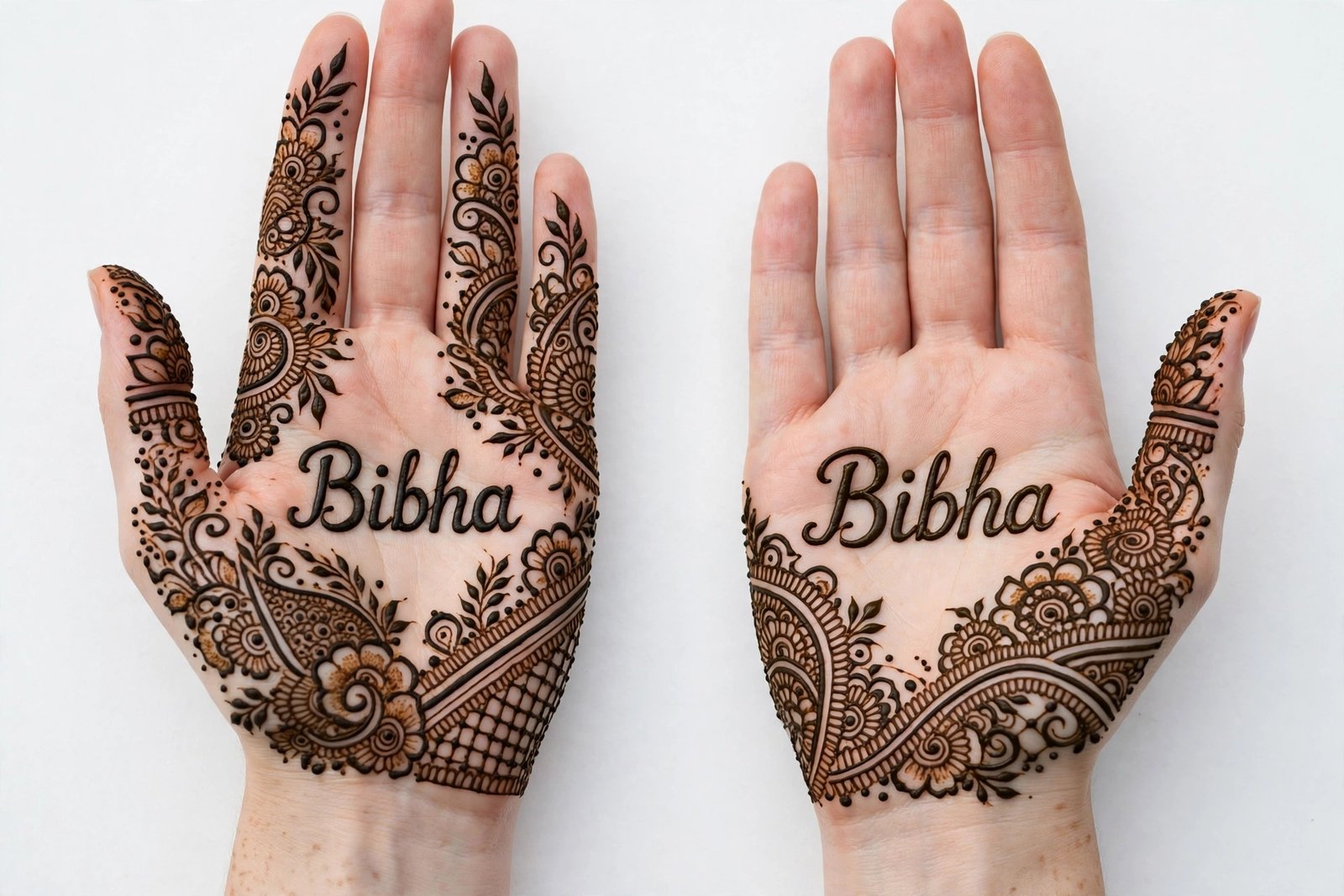 Beautiful Name Mehndi Design